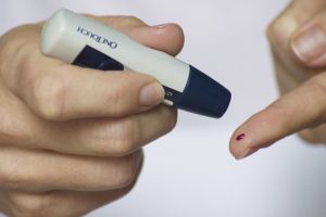testing blood sugar