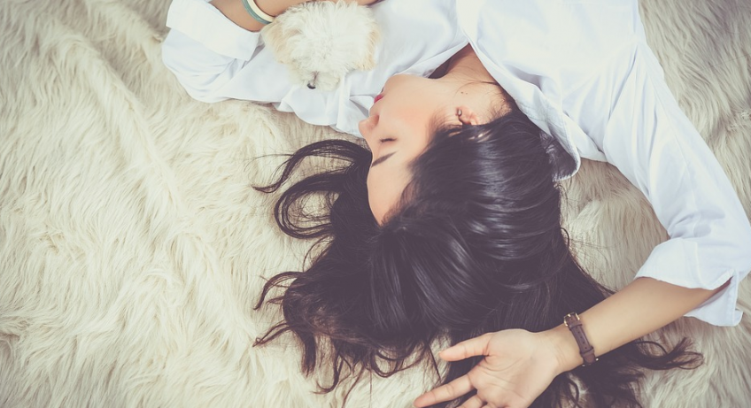 woman sleeping